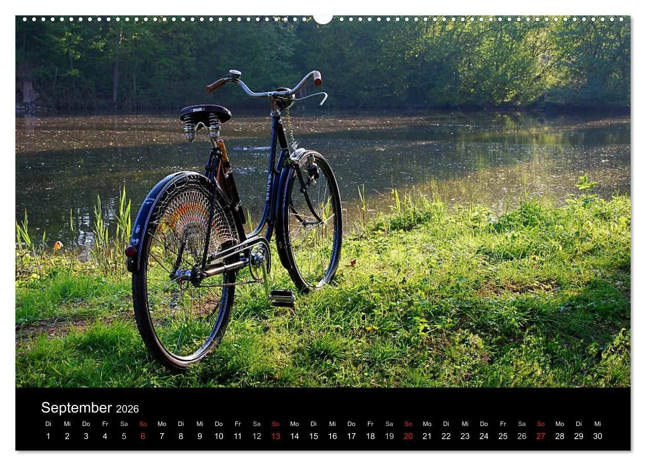 Bild: 9783516024807 | Mit dem Fahrrad durch 2026 (Wandkalender 2026 DIN A2 quer),...