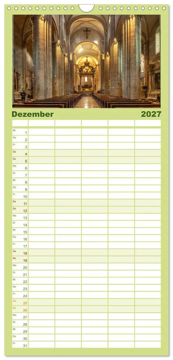 Bild: 9783594314807 | Familienplaner 2027 - Trient und das Trentino mit 5 Spalten...