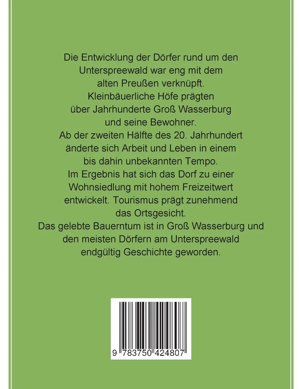 Rückseite: 9783750424807 | Gemeinde - Bildung &amp; Kultur - Vereine | Bernhard Heinz Witzsch | Buch
