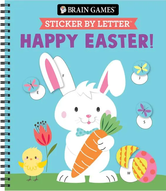 Cover: 9781639384907 | Brain Games - Sticker by Letter: Happy Easter! | Ltd (u. a.) | Buch