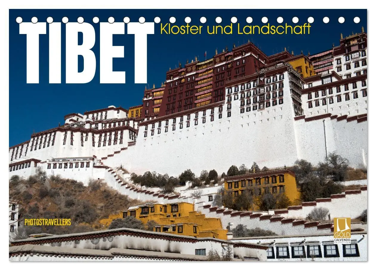 Cover: 9783457474907 | Tibet - Kloster und Landschaft (Tischkalender 2026 DIN A5 quer),...