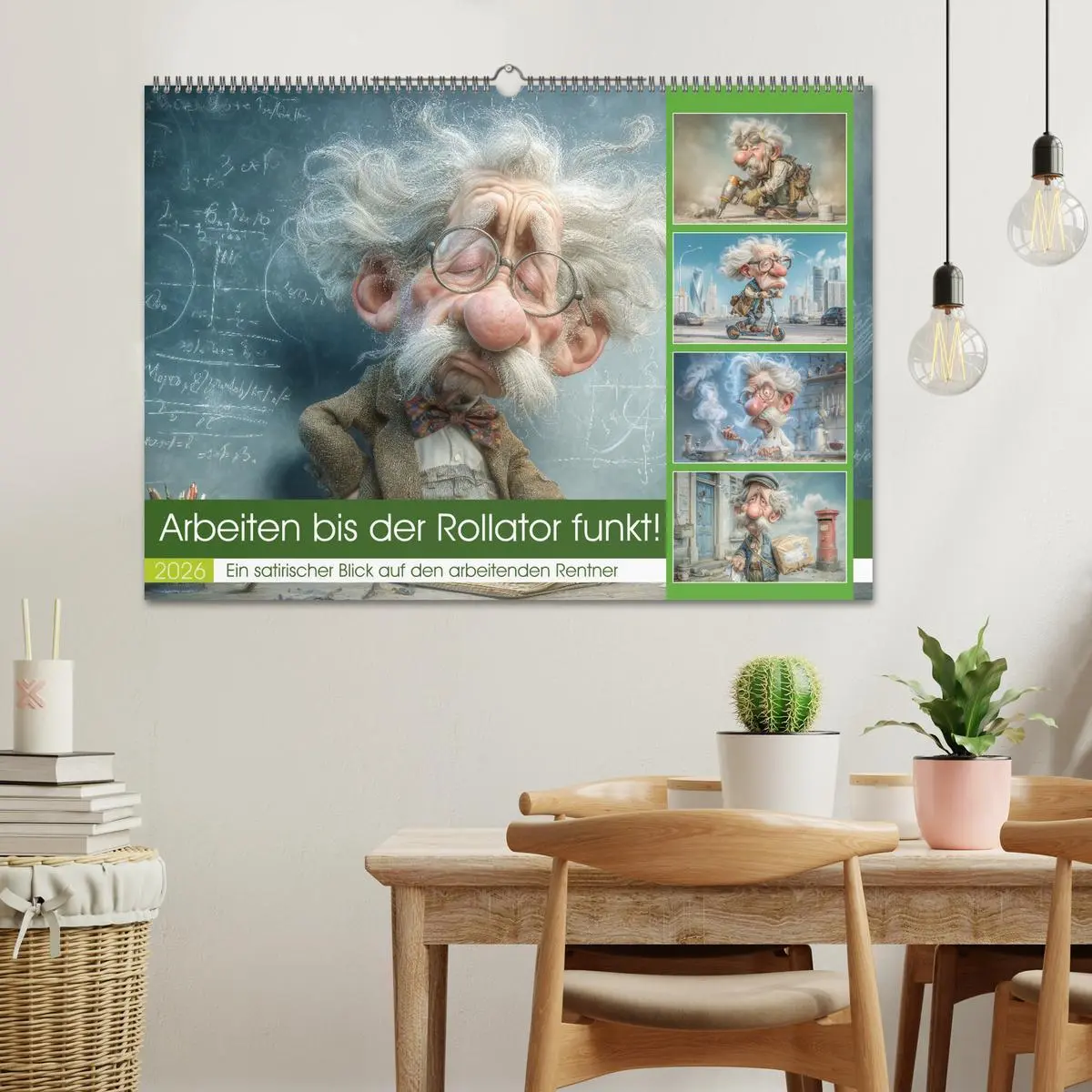 Bild: 9783516634907 | Arbeiten bis der Rollator funkt! (Wandkalender 2026 DIN A2 quer),...