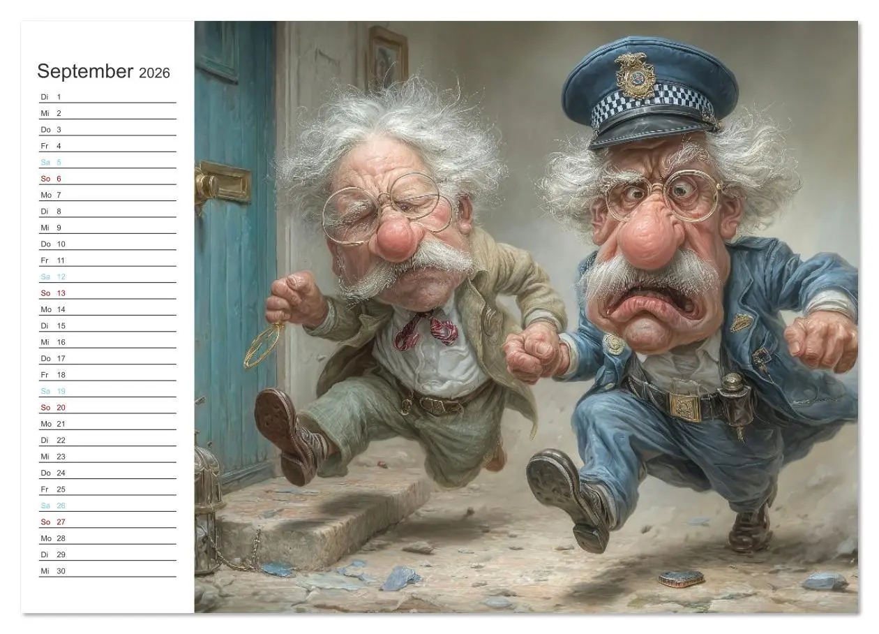 Bild: 9783516634907 | Arbeiten bis der Rollator funkt! (Wandkalender 2026 DIN A2 quer),...