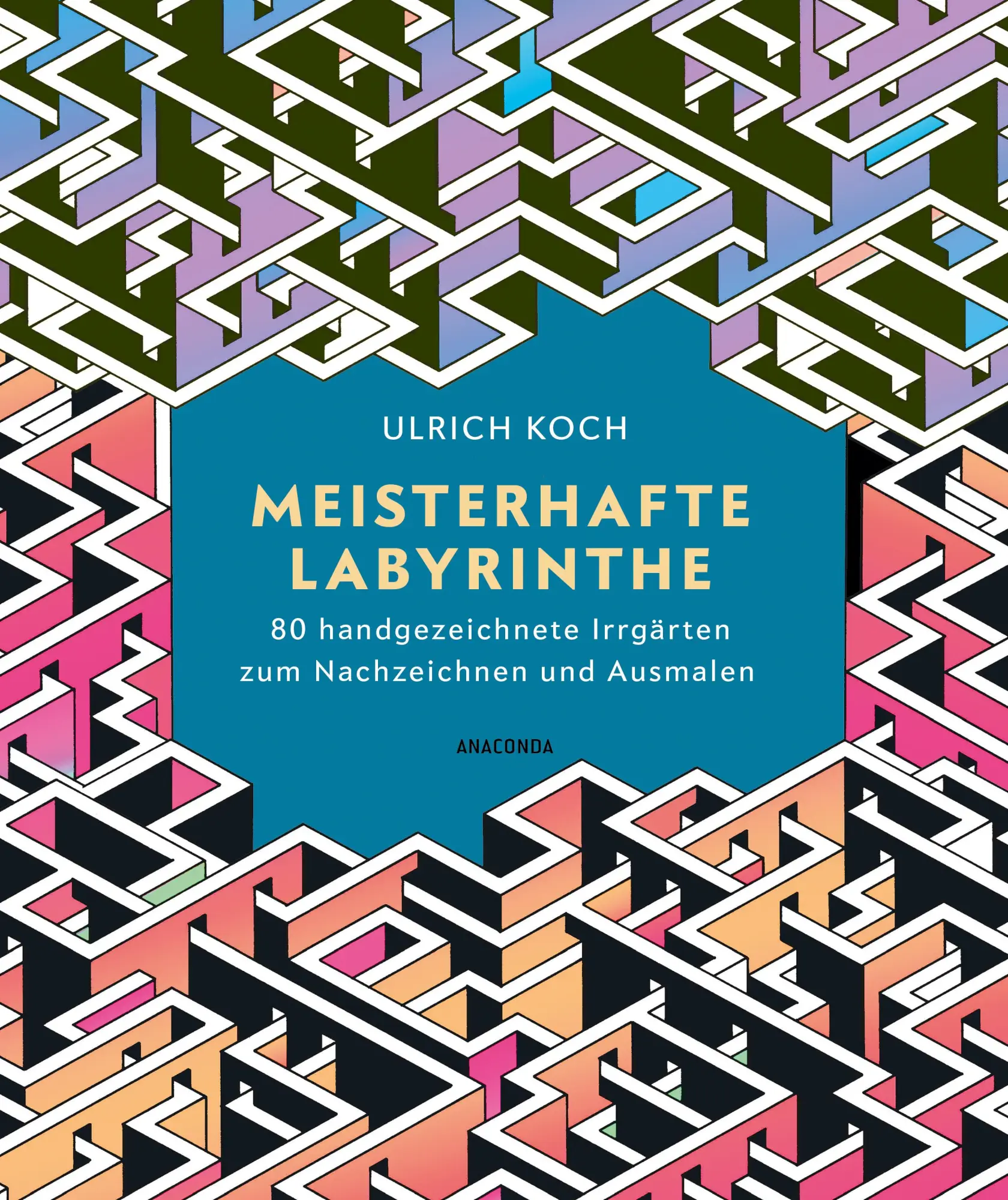 Cover: 9783730614907 | Meisterhafte Labyrinthe. 80 handgezeichnete Irrgärten zum...