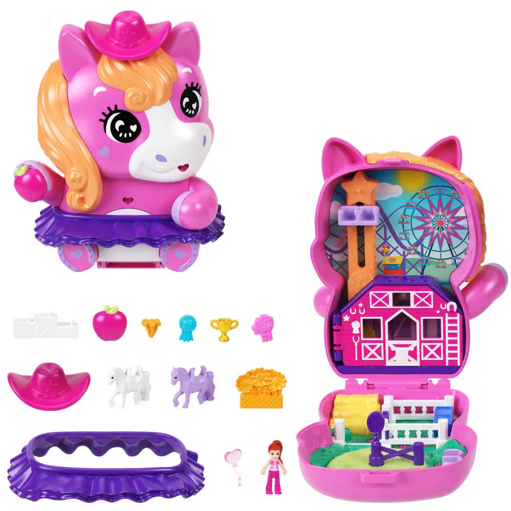 Bild: 194735275007 | Polly Pocket Pony Rodeo Schatulle | Blister | JCR39 | Deutsch | 2025