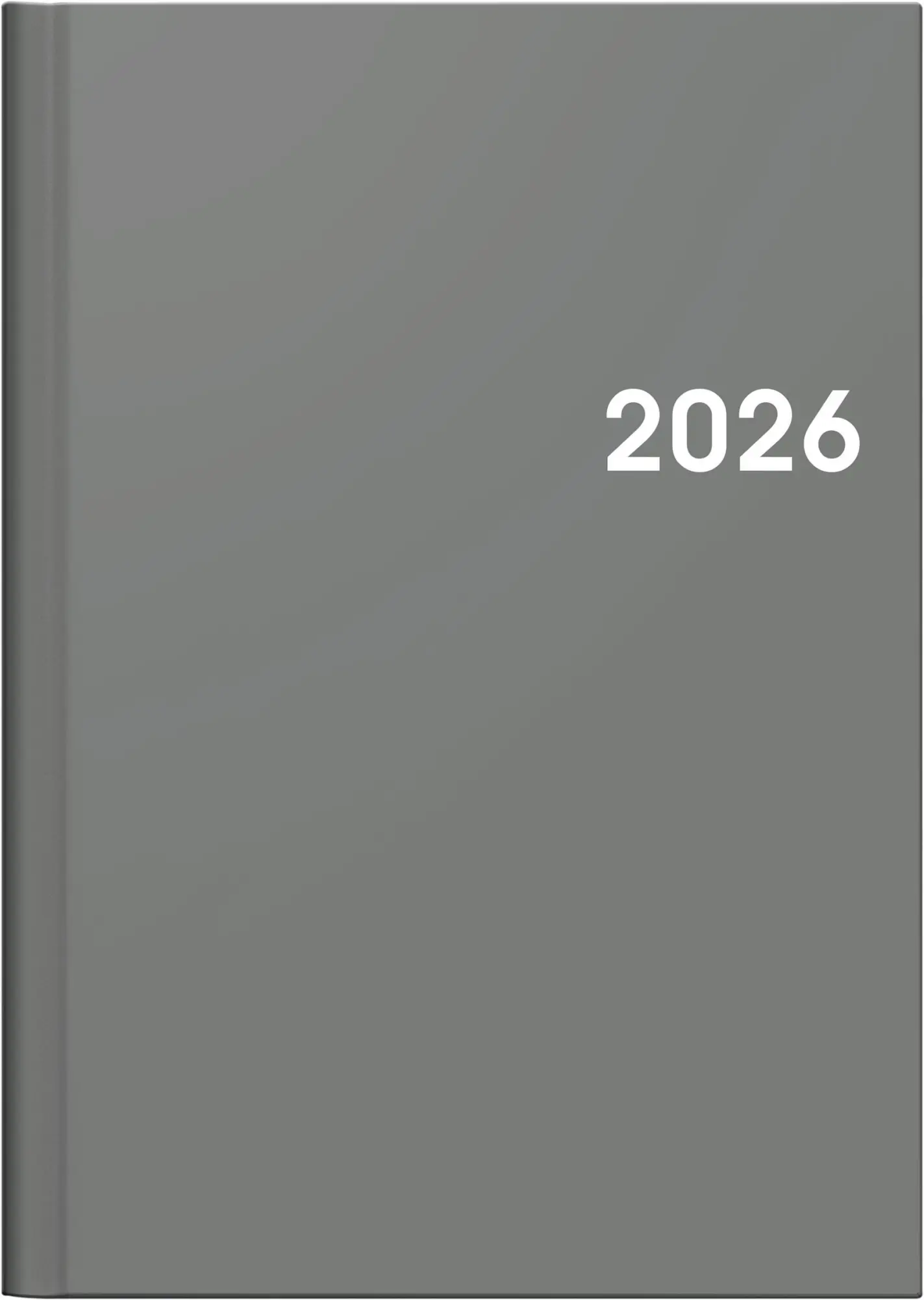 Cover: 4061947145007 | BRUNNEN 1079661636 Buchkalender Mod. 796 2026 A5, Kunststoff, grau