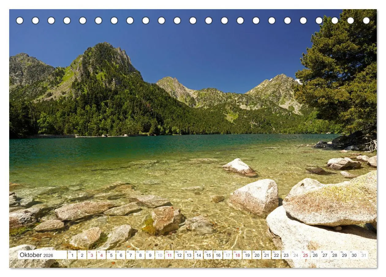Bild: 9783457365007 | Spanien - die Pyrenäen (Tischkalender 2026 DIN A5 quer), CALVENDO...