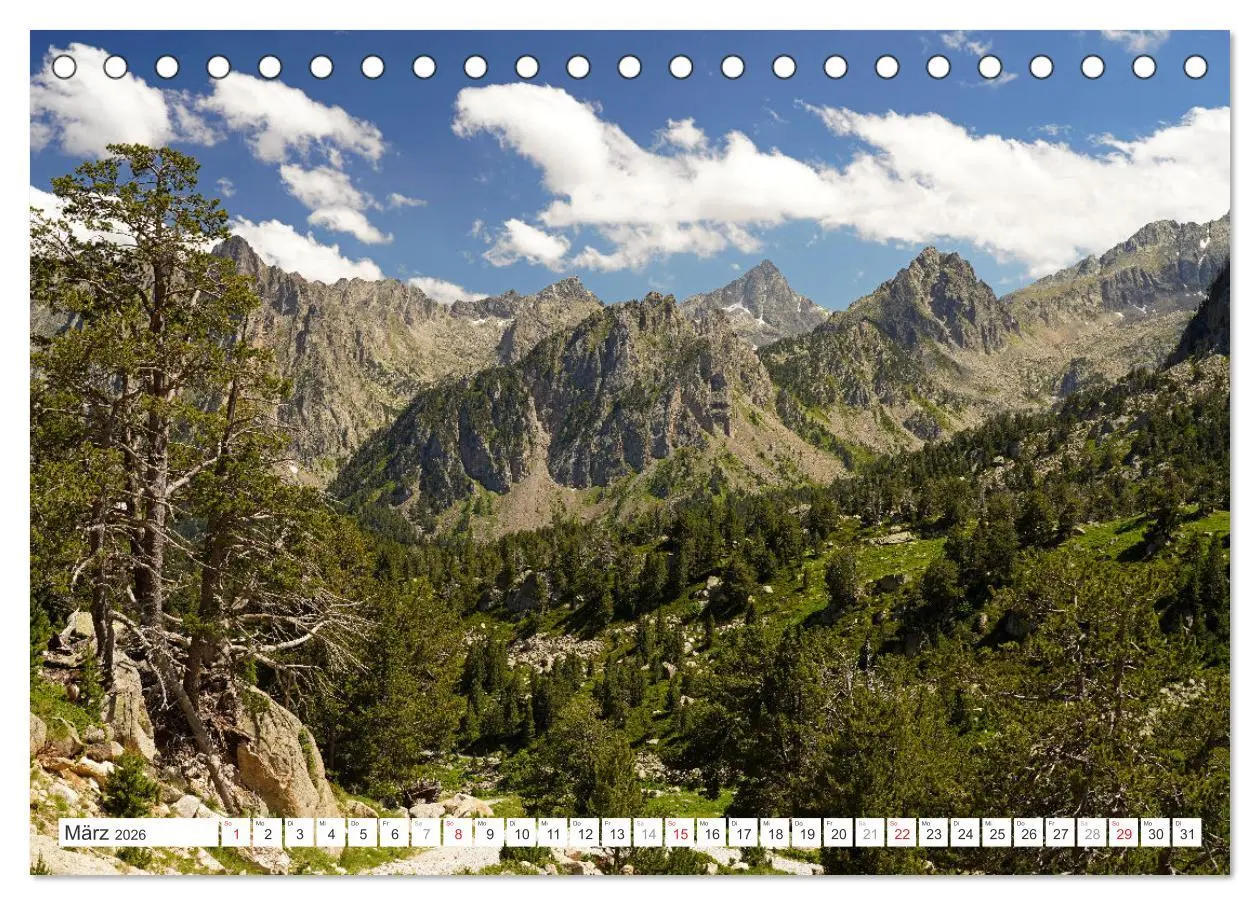 Bild: 9783457365007 | Spanien - die Pyrenäen (Tischkalender 2026 DIN A5 quer), CALVENDO...