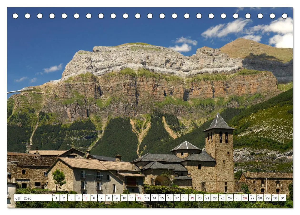 Bild: 9783457365007 | Spanien - die Pyrenäen (Tischkalender 2026 DIN A5 quer), CALVENDO...