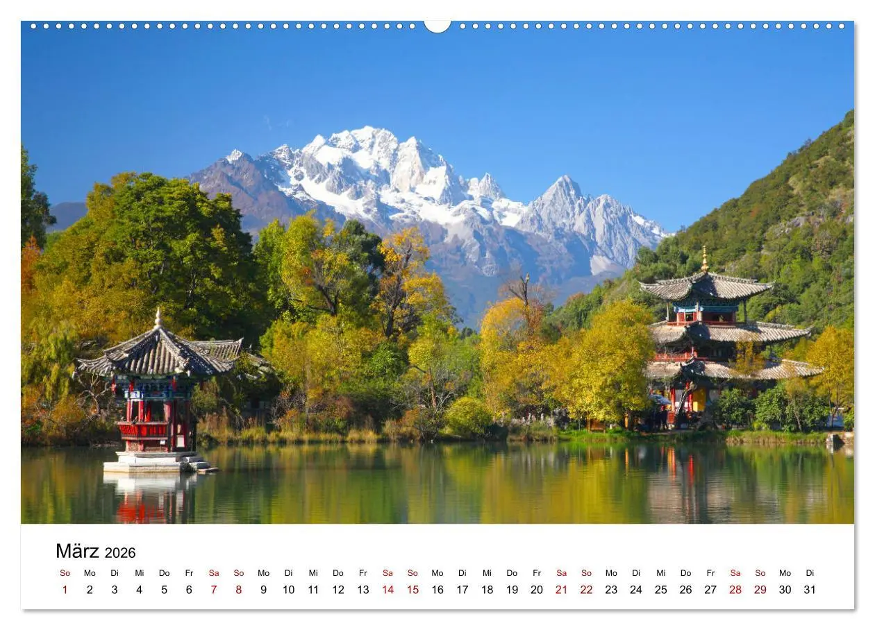 Bild: 9783457675007 | Wildes China (hochwertiger Premium Wandkalender 2026 DIN A2 quer),...