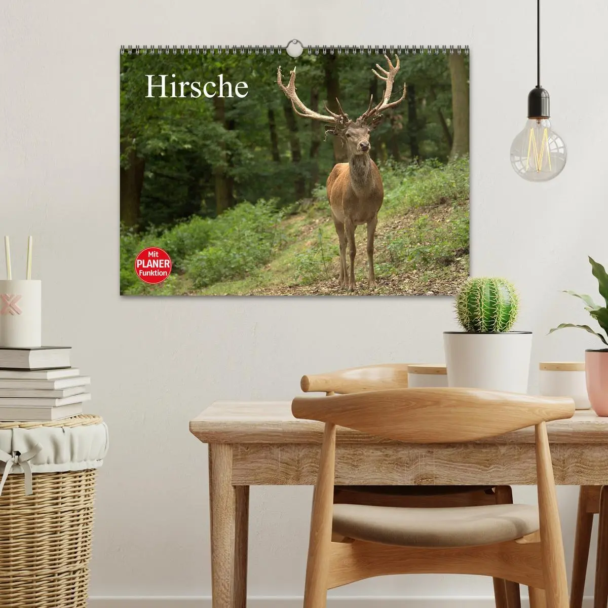 Bild: 9783457985007 | Hirsche (Wandkalender 2026 DIN A3 quer), CALVENDO Monatskalender