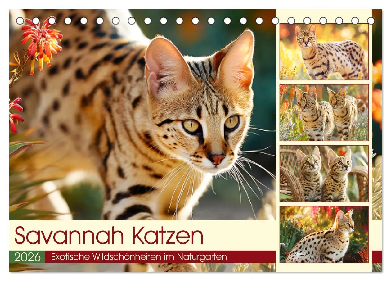 Cover: 9783516215007 | Savannah Katzen. Exotische Wildschönheiten im Naturgarten...