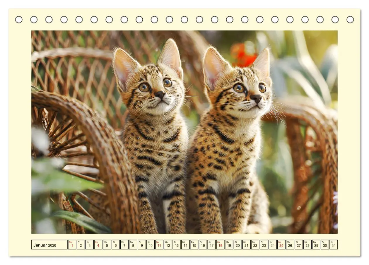 Bild: 9783516215007 | Savannah Katzen. Exotische Wildschönheiten im Naturgarten...