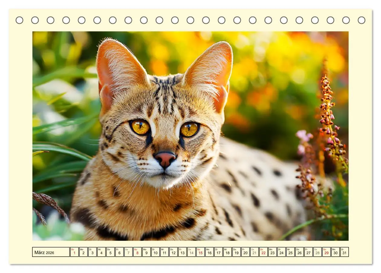 Bild: 9783516215007 | Savannah Katzen. Exotische Wildschönheiten im Naturgarten...