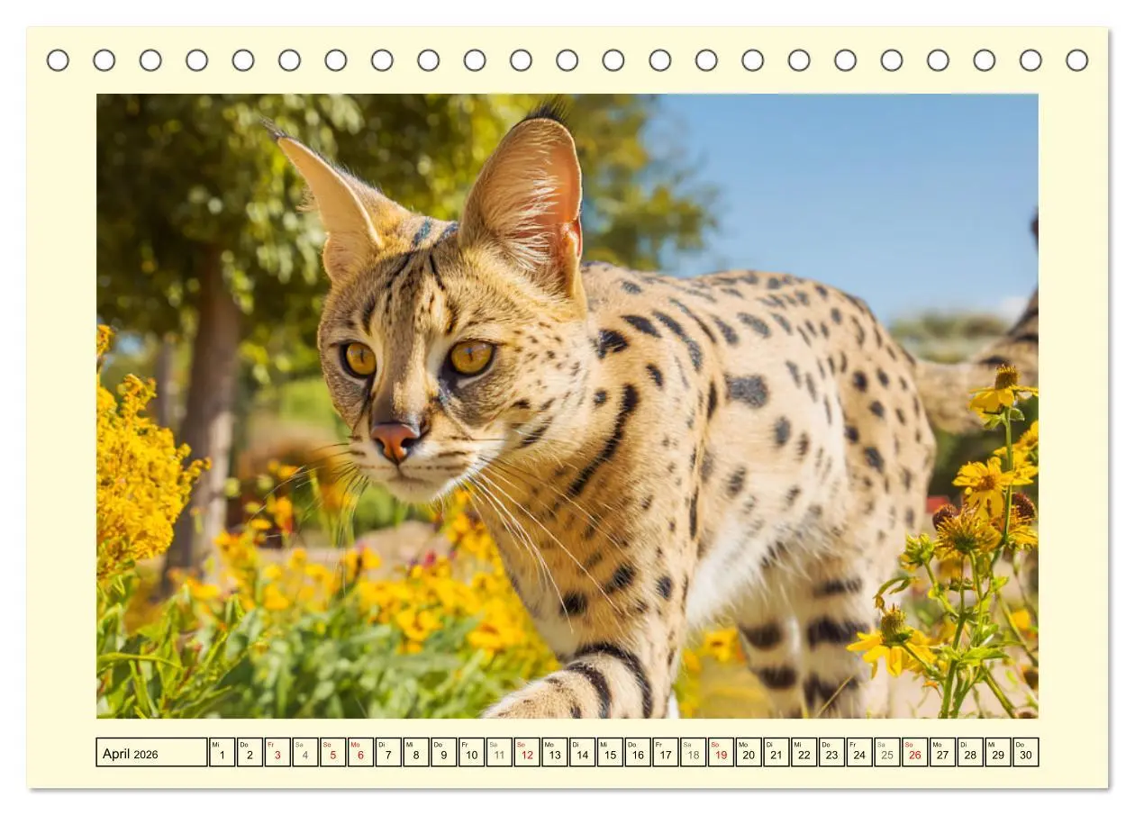 Bild: 9783516215007 | Savannah Katzen. Exotische Wildschönheiten im Naturgarten...