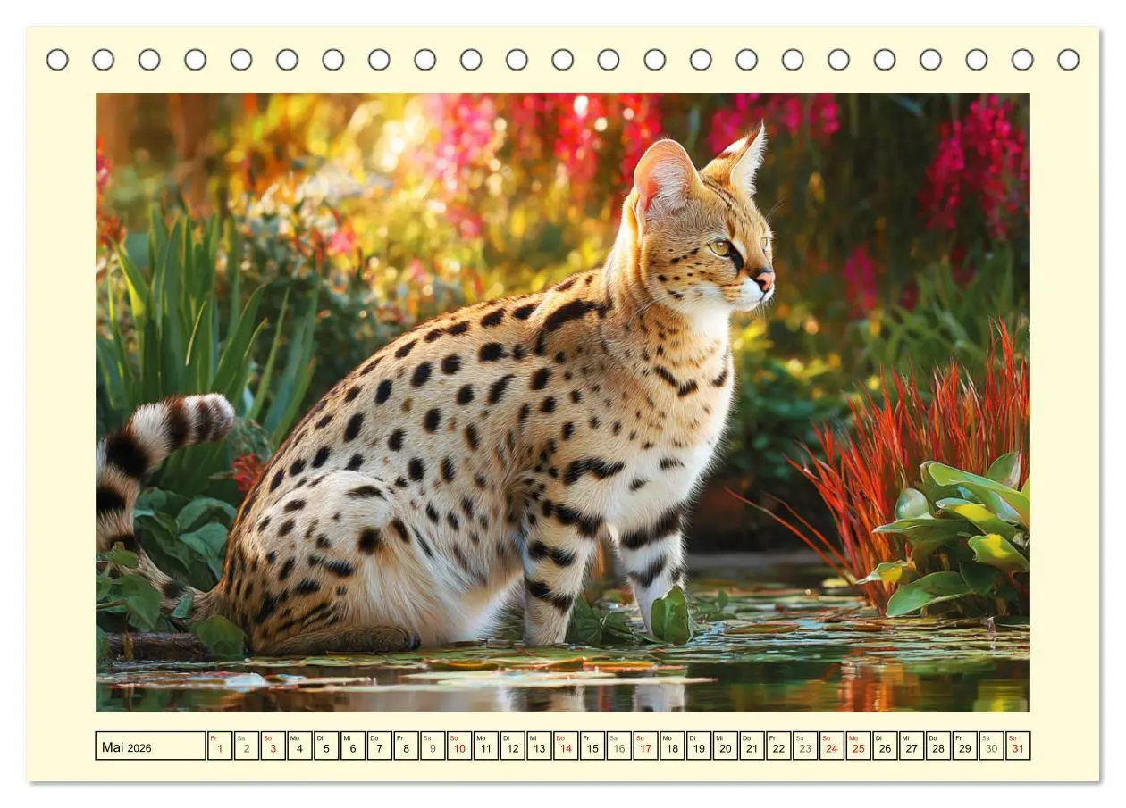 Bild: 9783516215007 | Savannah Katzen. Exotische Wildschönheiten im Naturgarten...