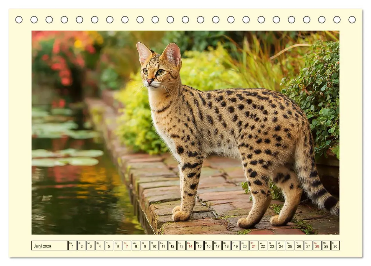 Bild: 9783516215007 | Savannah Katzen. Exotische Wildschönheiten im Naturgarten...