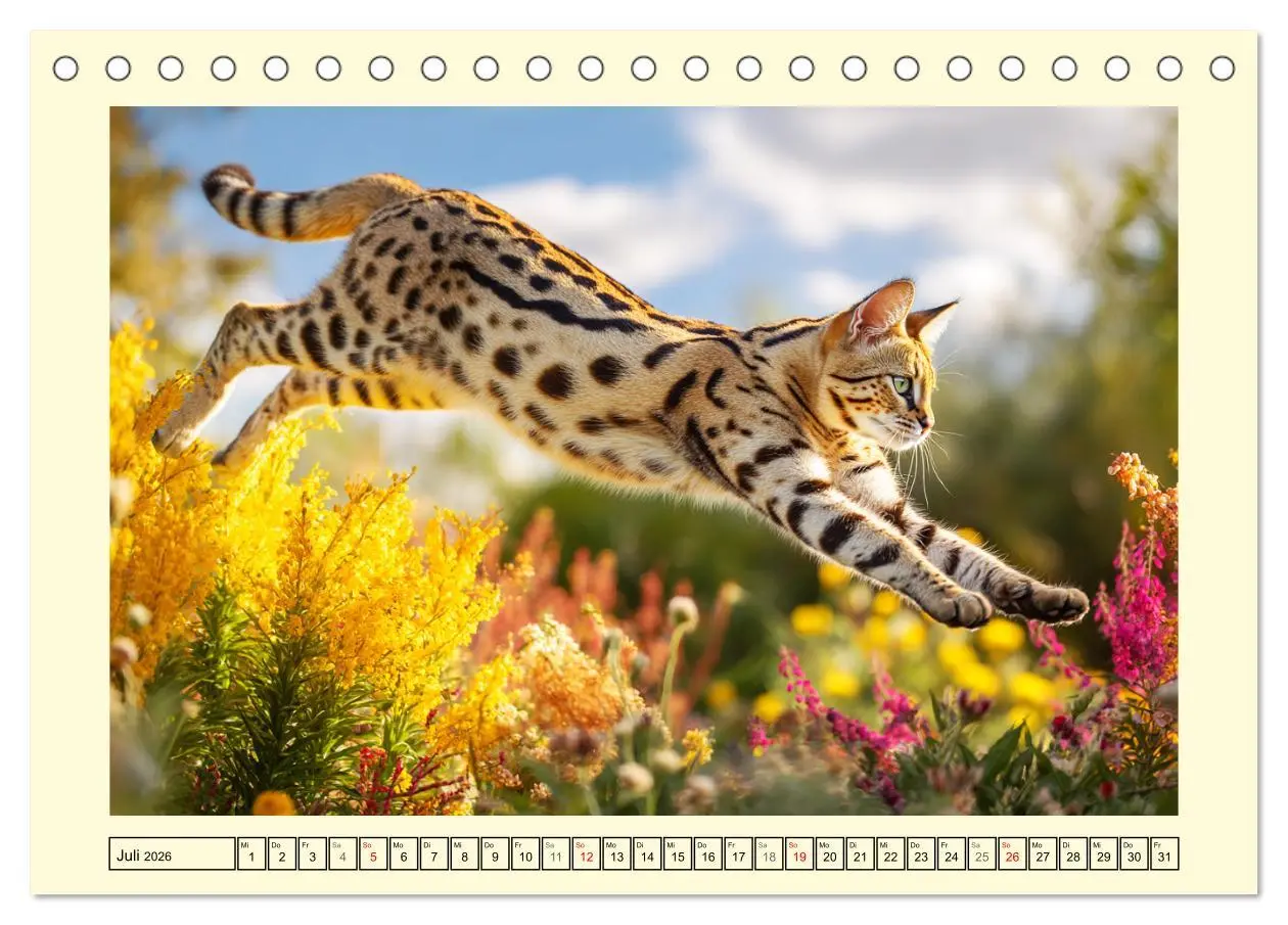 Bild: 9783516215007 | Savannah Katzen. Exotische Wildschönheiten im Naturgarten...