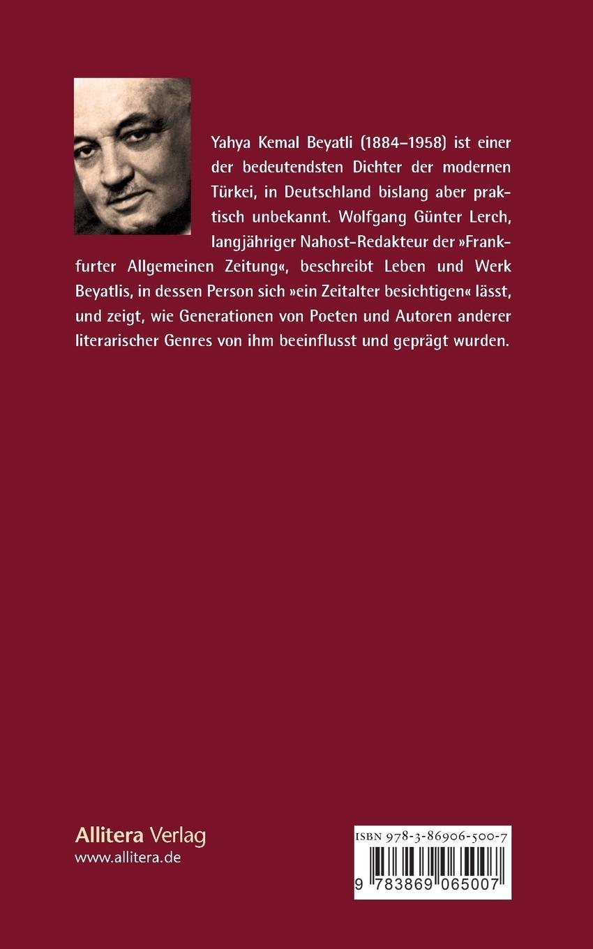 Rückseite: 9783869065007 | Poesie und Geschichte | Wolfgang Günter Lerch | Taschenbuch | 116 S.