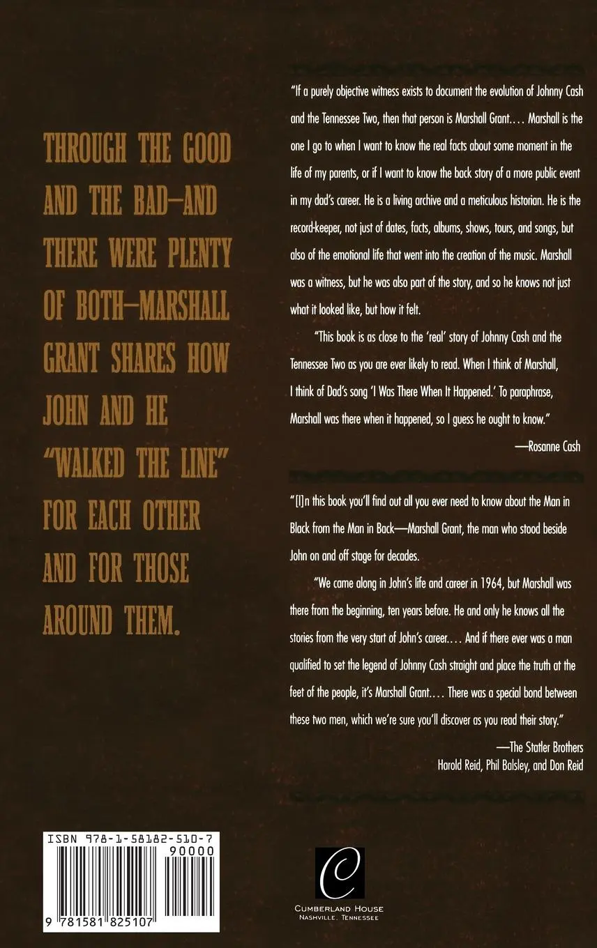 Rückseite: 9781581825107 | I Was There When It Happened | My Life with Johnny Cash | Grant | Buch