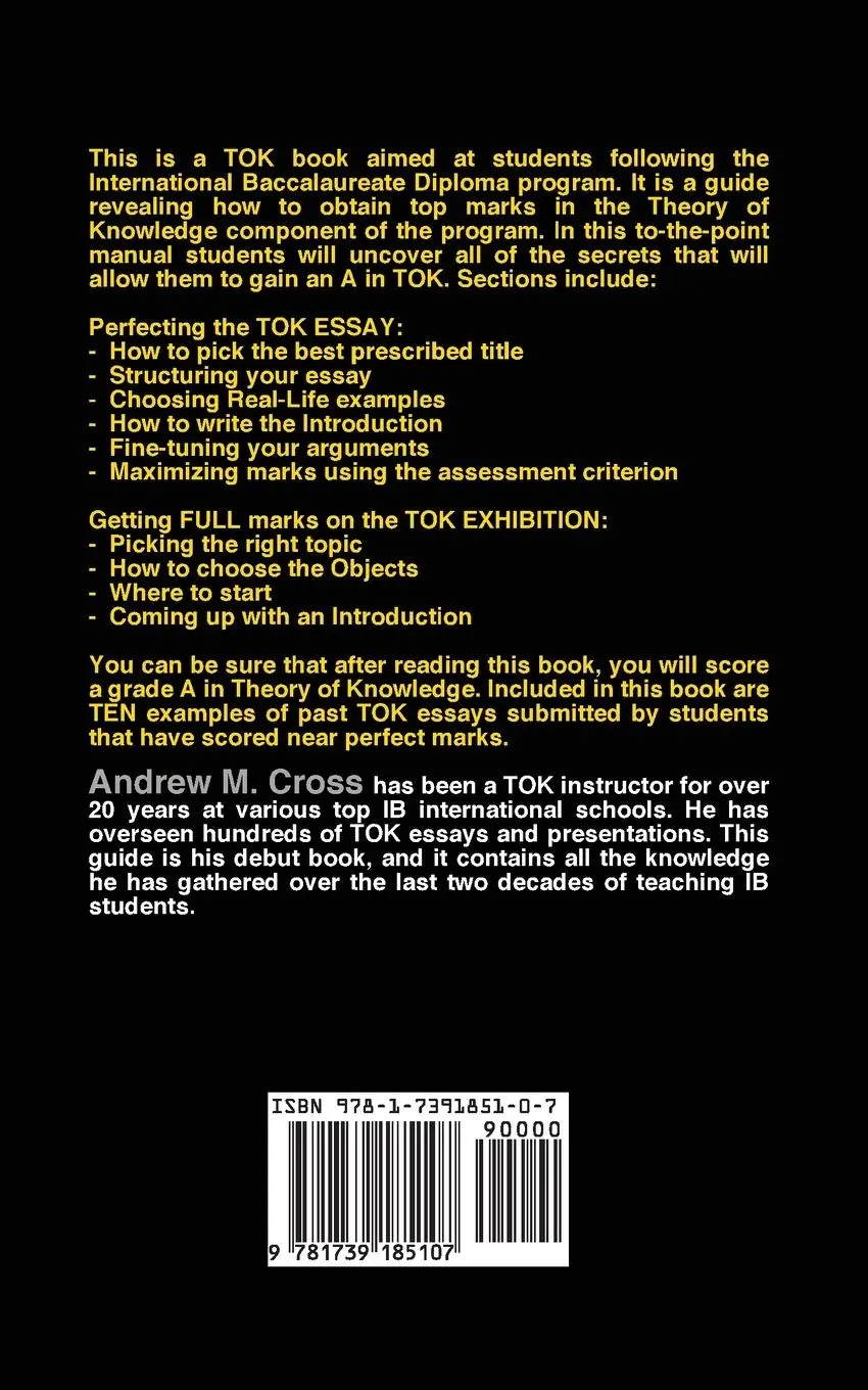 Rückseite: 9781739185107 | THE DEFINITIVE GUIDE TO TOK IN THE IB | Andrew M Cross | Taschenbuch