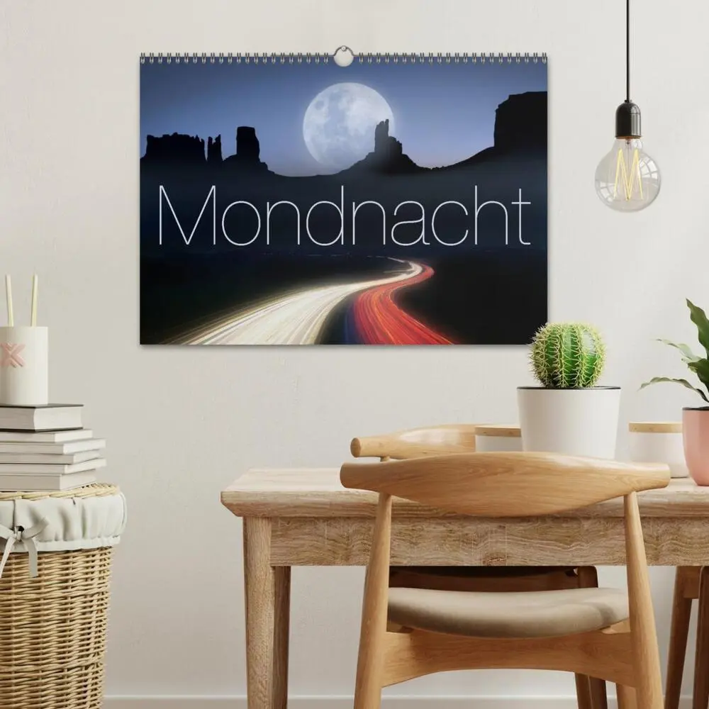 Bild: 9783435645107 | Mondnacht (Wandkalender 2025 DIN A3 quer), CALVENDO Monatskalender