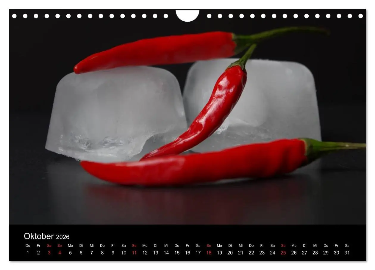 Bild: 9783516205107 | Hot Chili Küchen Kalender (Wandkalender 2026 DIN A4 quer), CALVENDO...