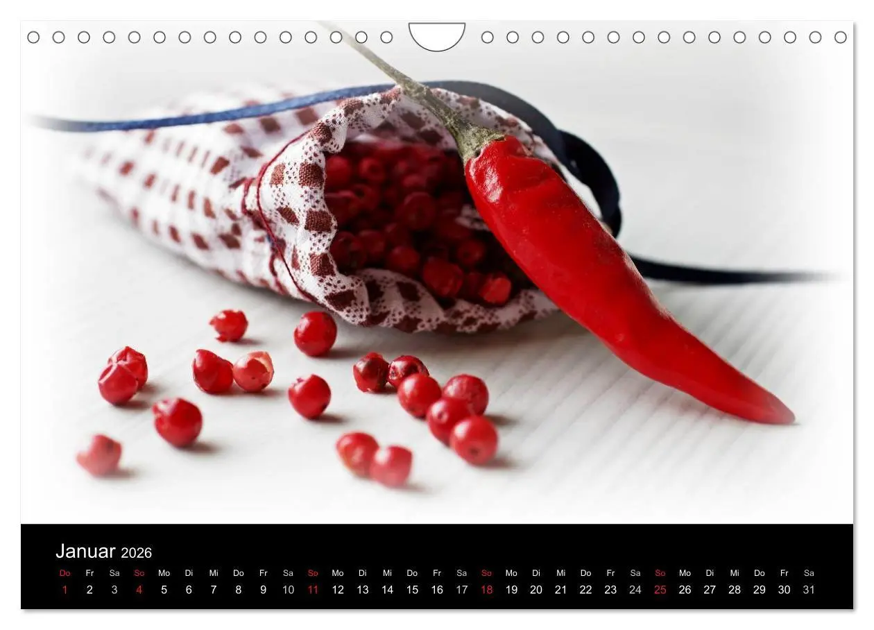 Bild: 9783516205107 | Hot Chili Küchen Kalender (Wandkalender 2026 DIN A4 quer), CALVENDO...