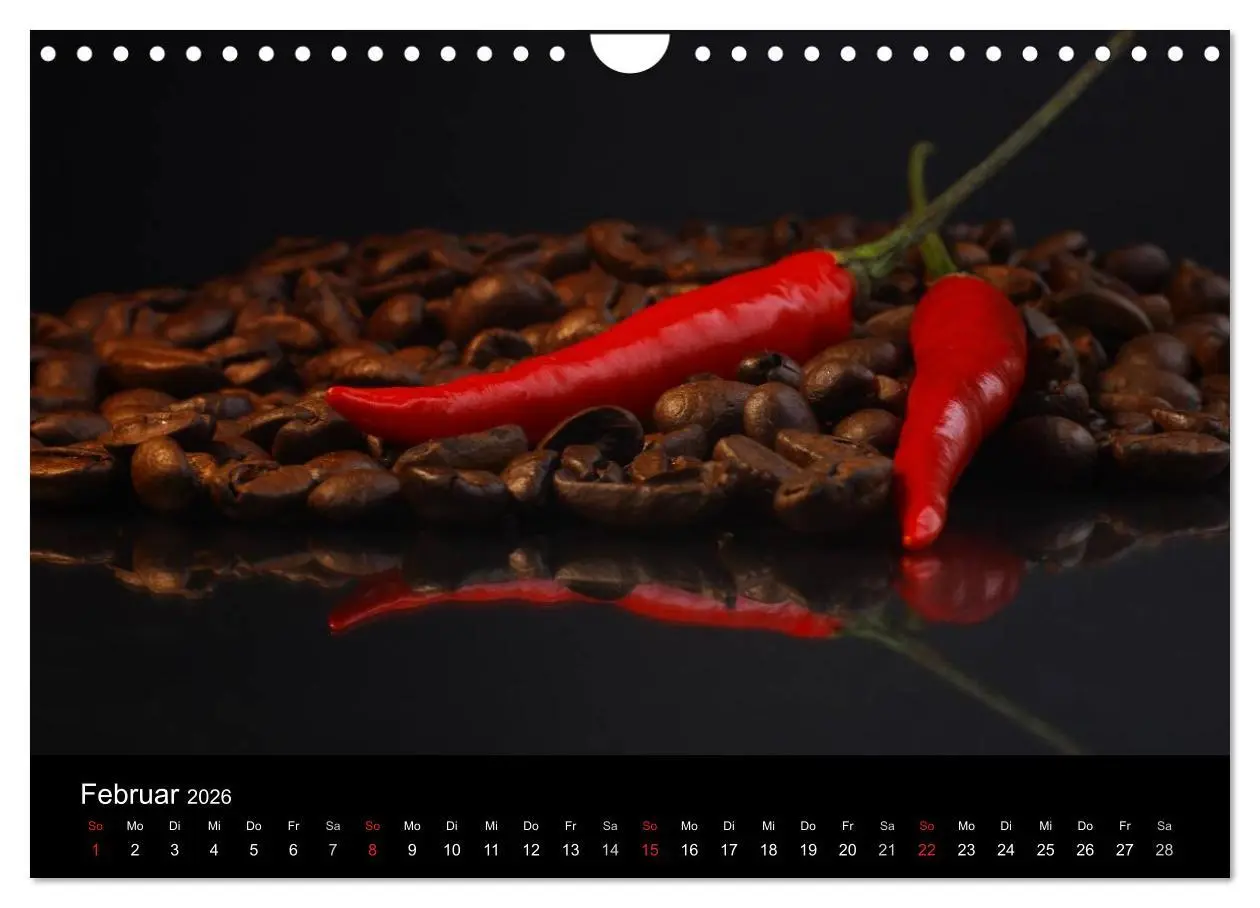 Bild: 9783516205107 | Hot Chili Küchen Kalender (Wandkalender 2026 DIN A4 quer), CALVENDO...