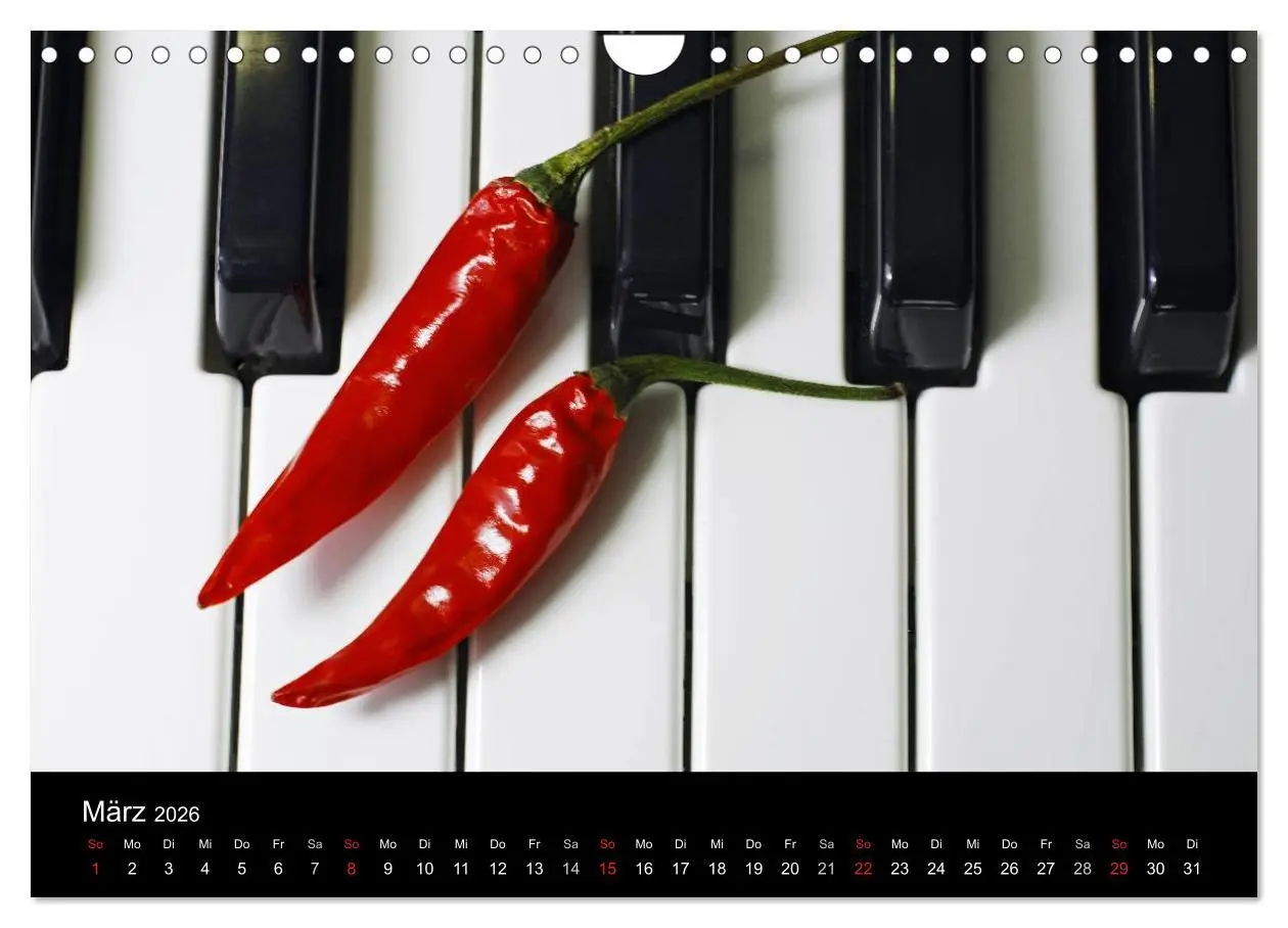 Bild: 9783516205107 | Hot Chili Küchen Kalender (Wandkalender 2026 DIN A4 quer), CALVENDO...