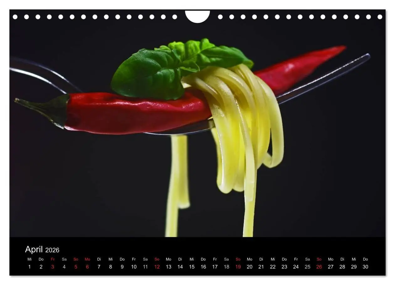 Bild: 9783516205107 | Hot Chili Küchen Kalender (Wandkalender 2026 DIN A4 quer), CALVENDO...