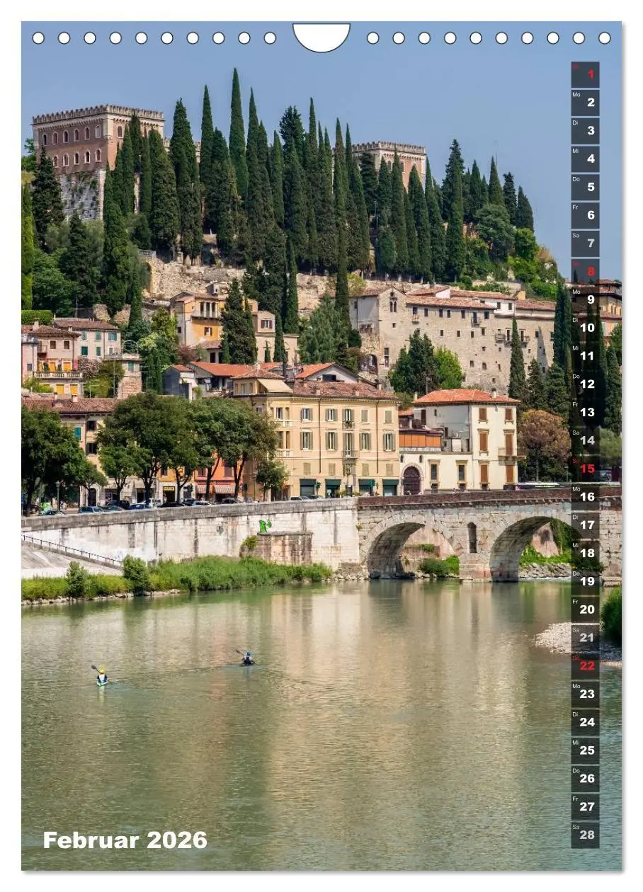 Bild: 9783516445107 | VERONA Bildschöne Altstadt (Wandkalender 2026 DIN A4 hoch),...