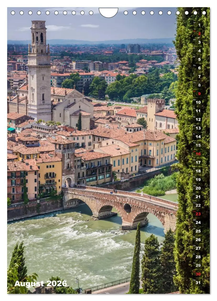 Bild: 9783516445107 | VERONA Bildschöne Altstadt (Wandkalender 2026 DIN A4 hoch),...