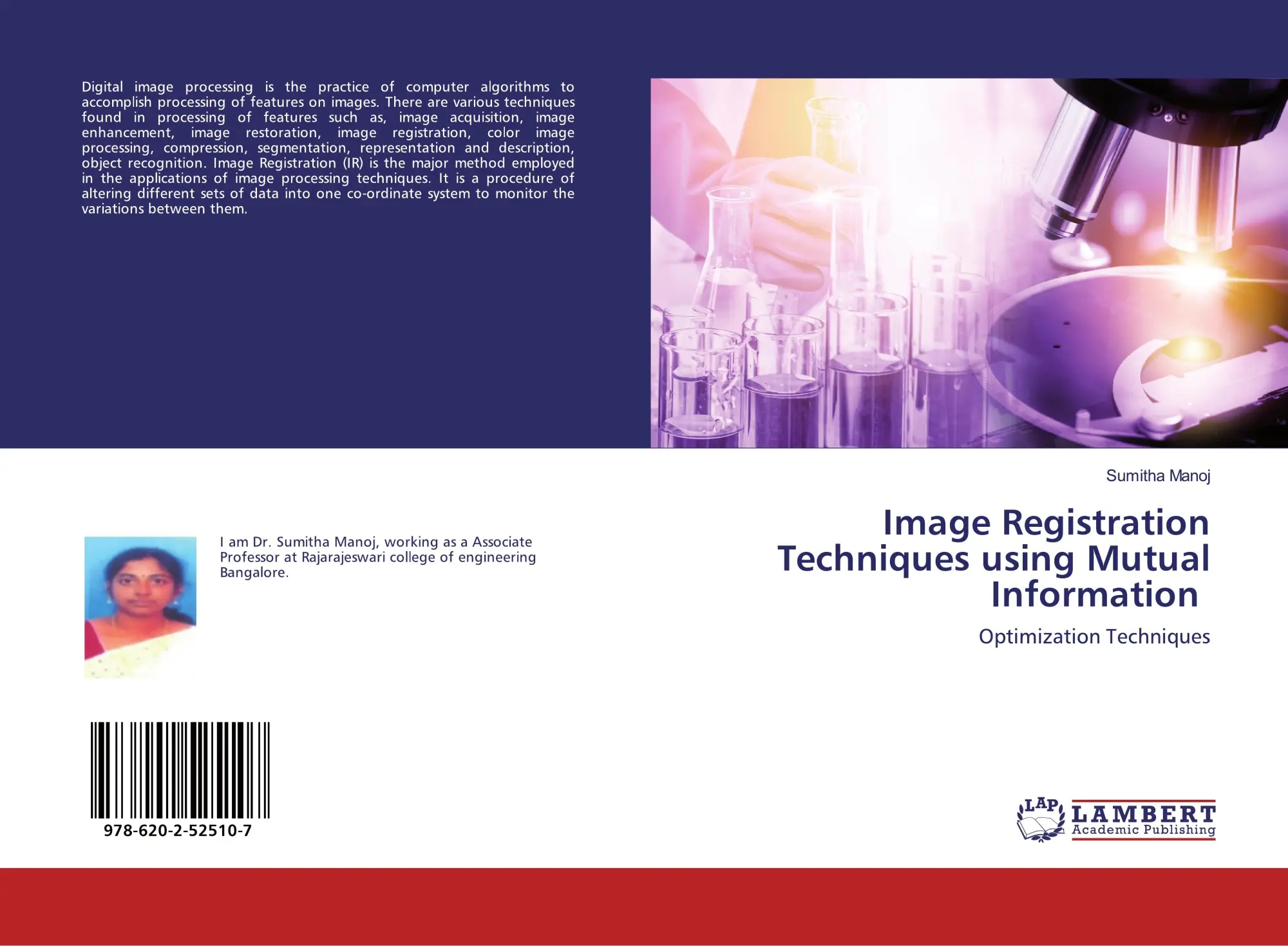Cover: 9786202525107 | Image Registration Techniques using Mutual Information | Sumitha Manoj