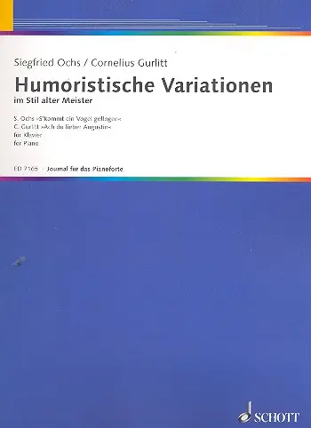 Cover: 9790001075107 | Humoristische Variationen Im Sti | Cornelius Gurlitt_Siegfried Ochs