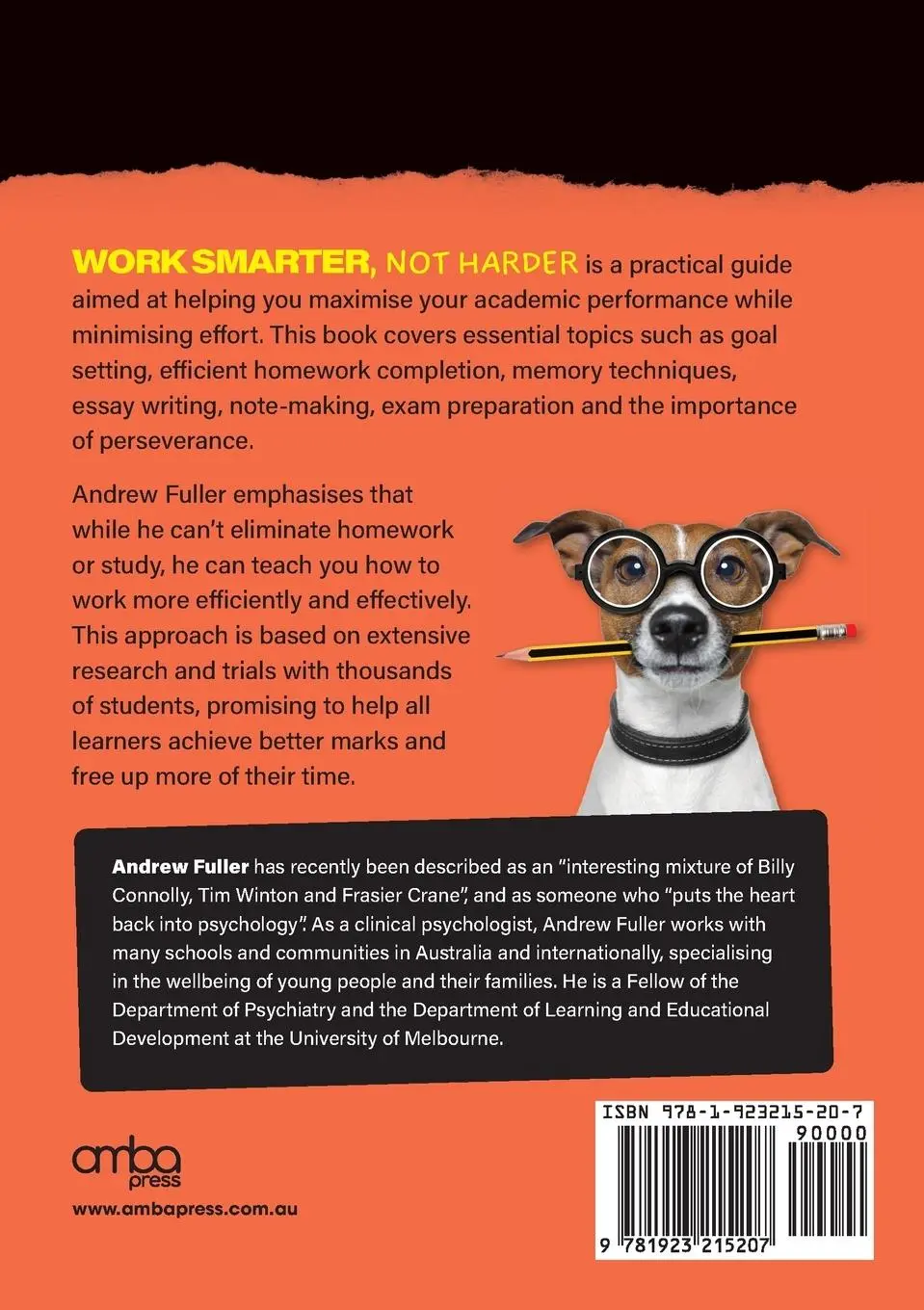 Rückseite: 9781923215207 | Work Smarter, Not Harder | Andrew Fuller | Taschenbuch | Englisch