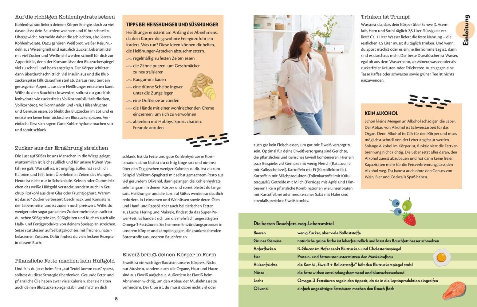 Bild: 9783625195207 | Bauchfett-weg-Konzept | Die besten Schlank-Rezepte | Taschenbuch