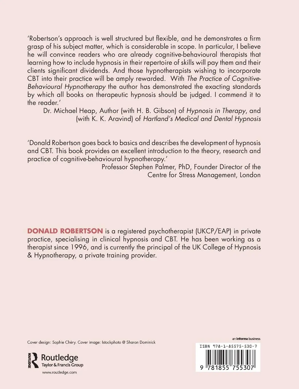 Rückseite: 9781855755307 | The Practice of Cognitive-Behavioural Hypnotherapy | Robertson | Buch