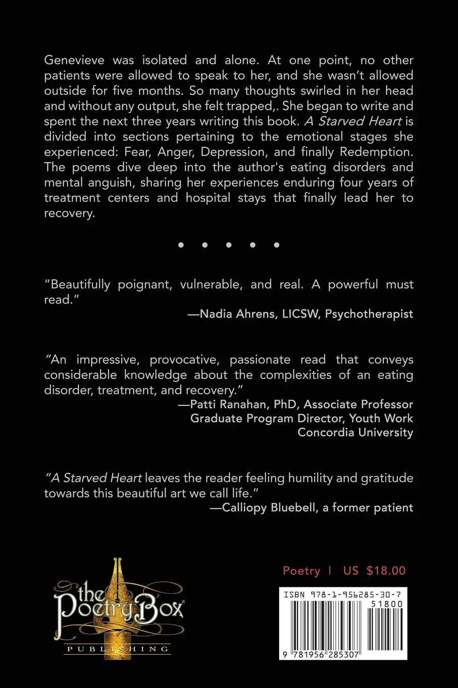 Rückseite: 9781956285307 | A Starved Heart | Genevieve Lardizabal | Taschenbuch | Englisch | 2023