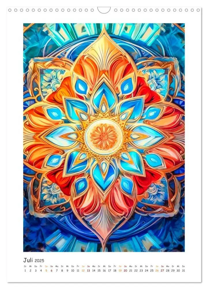 Bild: 9783435865307 | Zauberhafte Mandalas (Wandkalender 2025 DIN A3 hoch), CALVENDO...