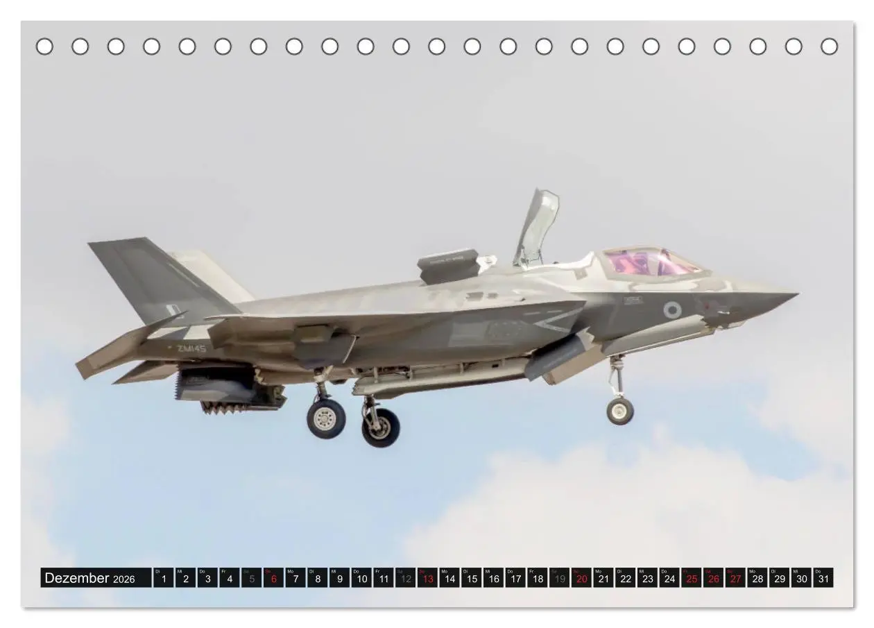 Bild: 9783457715307 | Militärjets am Boden und in der Luft (Tischkalender 2026 DIN A5...