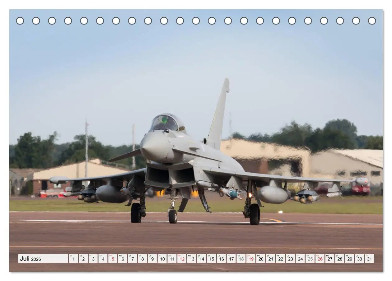 Bild: 9783457715307 | Militärjets am Boden und in der Luft (Tischkalender 2026 DIN A5...