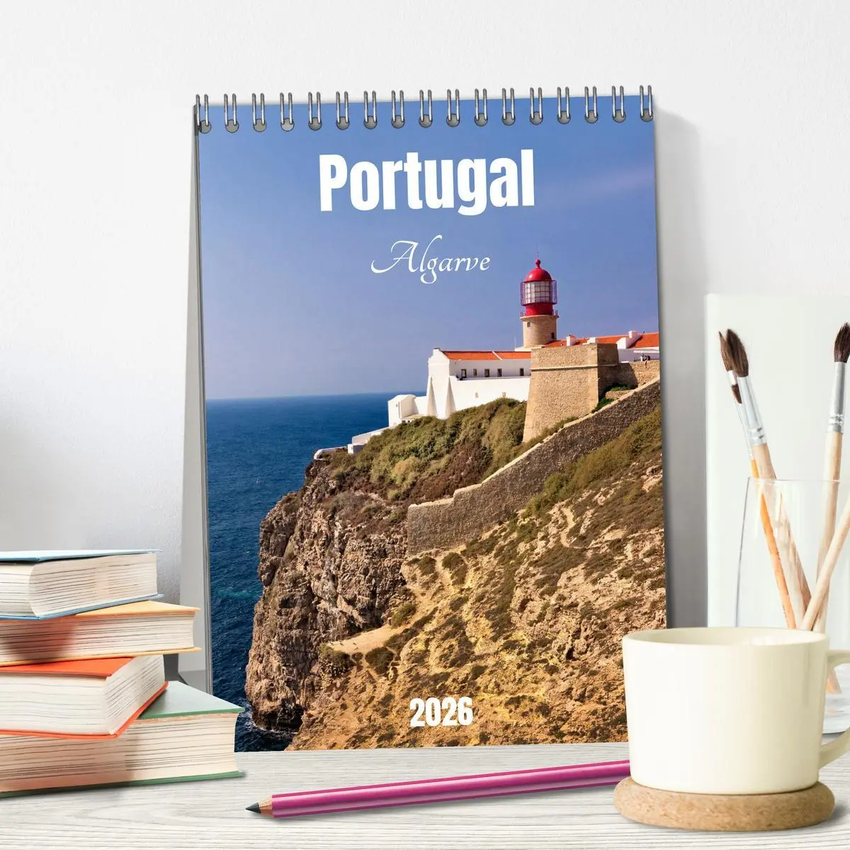 Bild: 9783516355307 | Portugal. Algarve (Tischkalender 2026 DIN A5 hoch), CALVENDO...