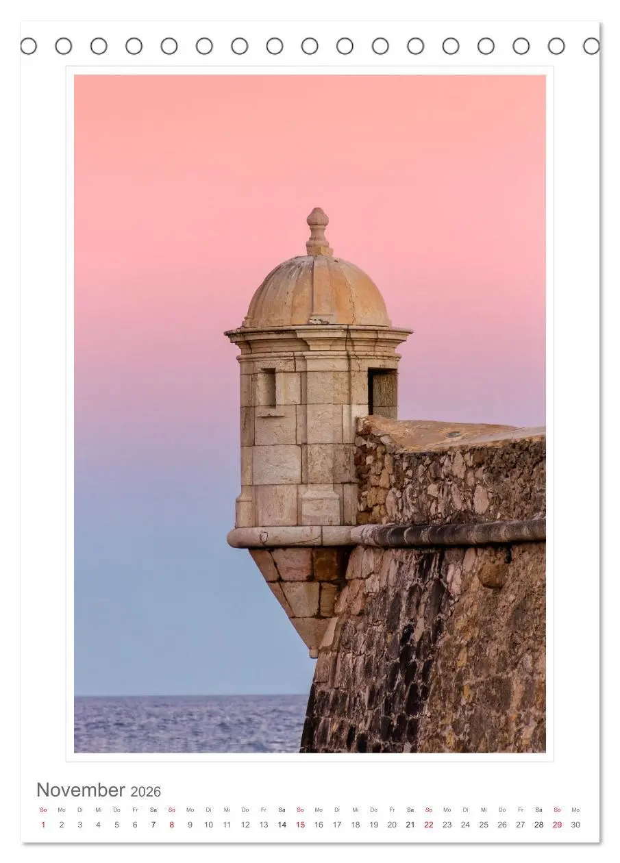 Bild: 9783516355307 | Portugal. Algarve (Tischkalender 2026 DIN A5 hoch), CALVENDO...