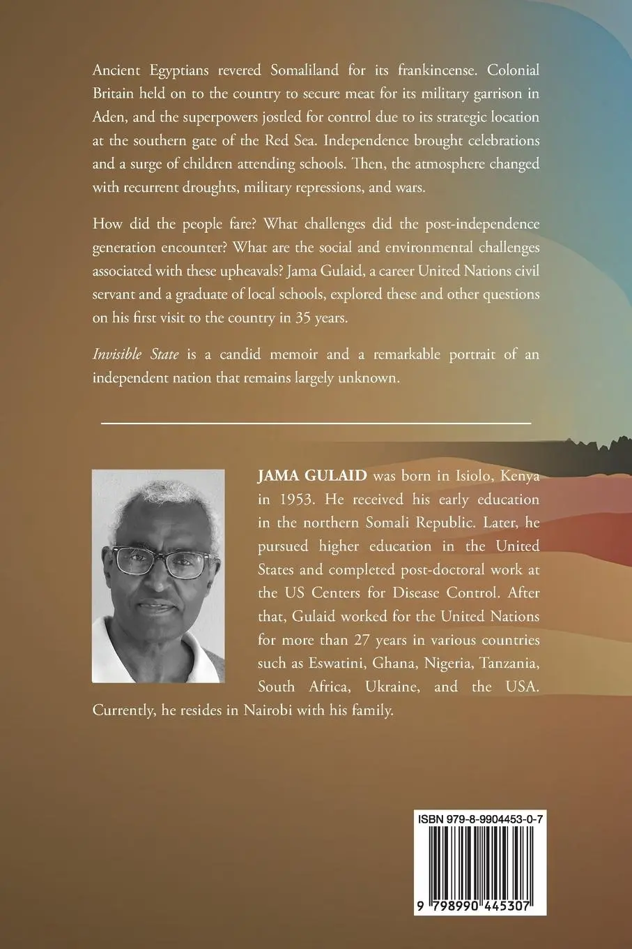 Rückseite: 9798990445307 | Invisible State | Jama Gulaid | Taschenbuch | Englisch | 2024