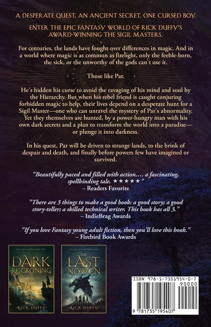 Rückseite: 9781735195407 | The Sigil Masters | Rick Duffy | Taschenbuch | Englisch | 2020