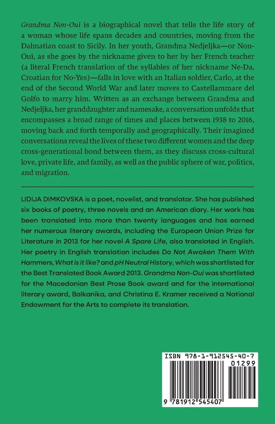Rückseite: 9781912545407 | Grandma Non-Oui | Lidija Dimkovska | Taschenbuch | Englisch | 2024
