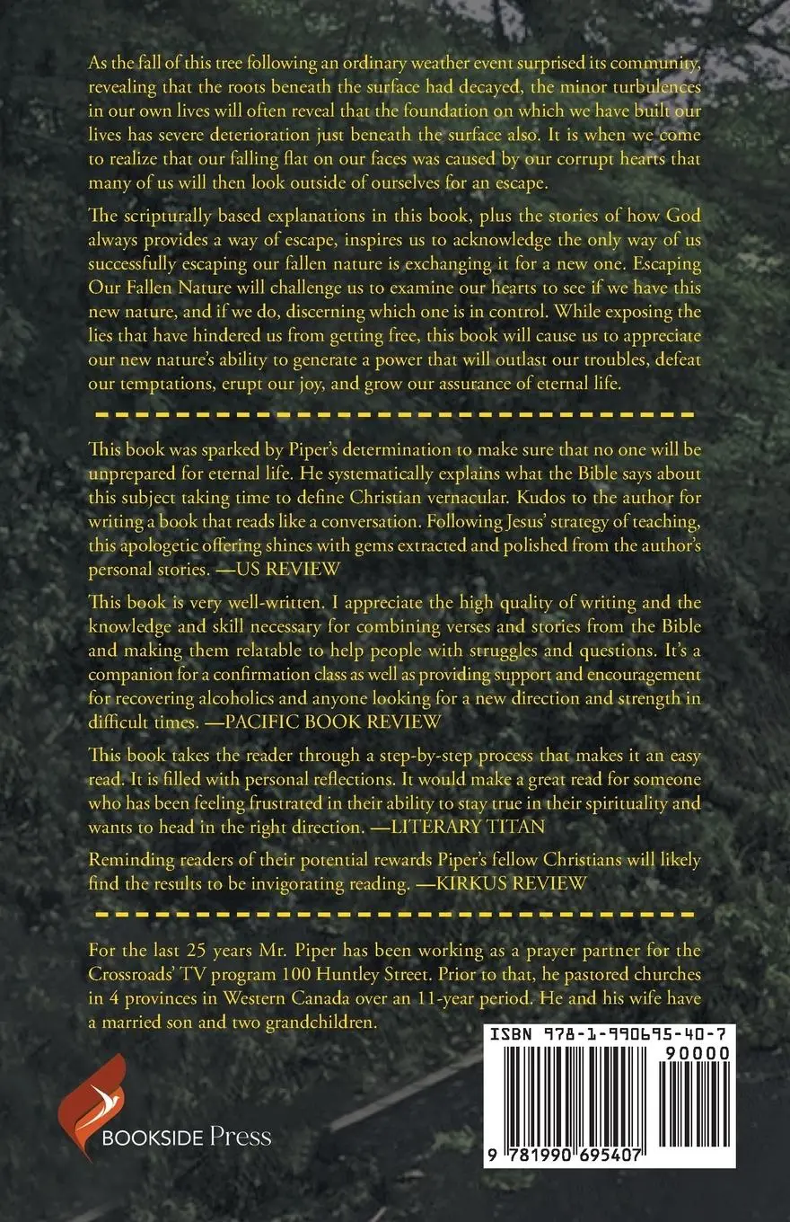 Rückseite: 9781990695407 | Escaping Our Fallen Nature | David Piper | Taschenbuch | Englisch