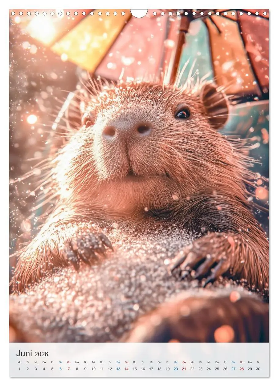 Bild: 9783457635407 | Capybara und Gemütlichkeit (Wandkalender 2026 DIN A3 hoch),...