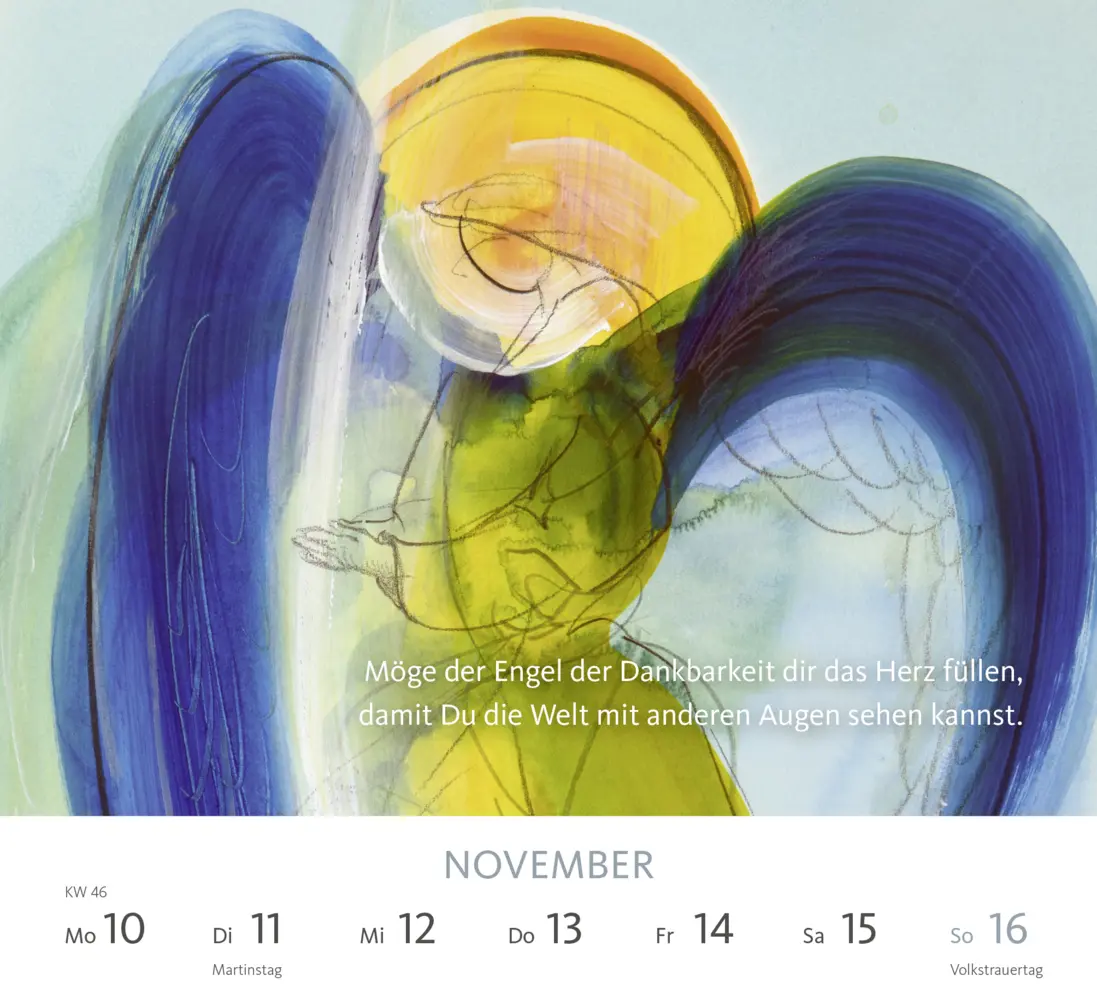 Bild: 9783736505407 | Mit Engeln unterwegs 2025 | Anselm Grün | Kalender | Spiralbindung